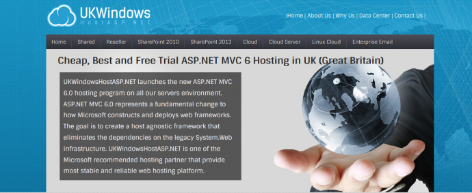 Best Windows Hosting for ASP.NET MVC 6 UK Based Recommendation